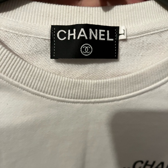 CC Crewneck Sweatshirt with Back Logo - Picture 4 of 7